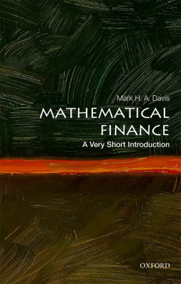 Mark H. A. Davis - Mathematical Finance: A Very Short Introduction (Very Short Introductions)