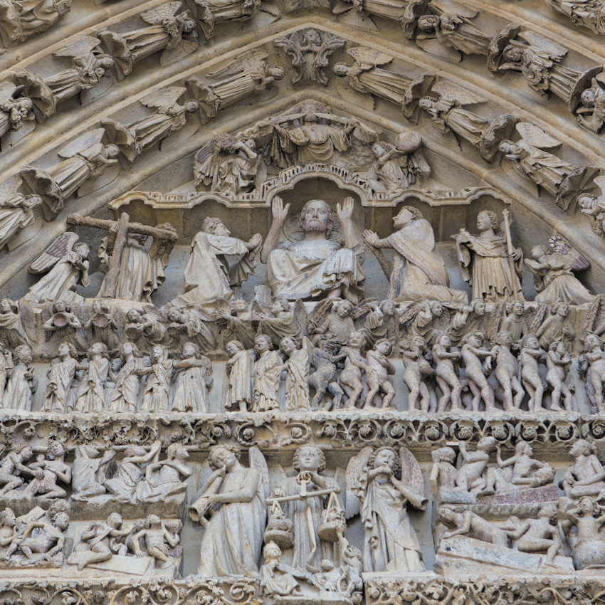 Last Judgment tympanum Amiens part one Introduction Background Intr - photo 8