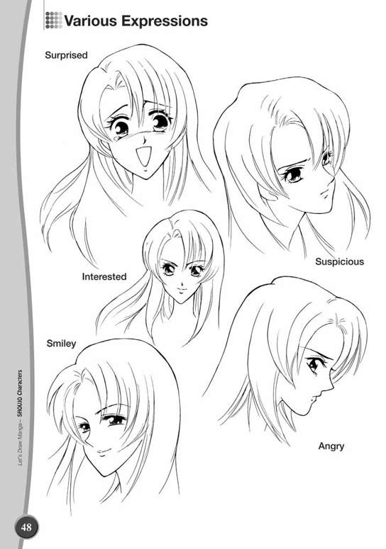 Lets Draw Manga - Shoujo Characters - photo 48