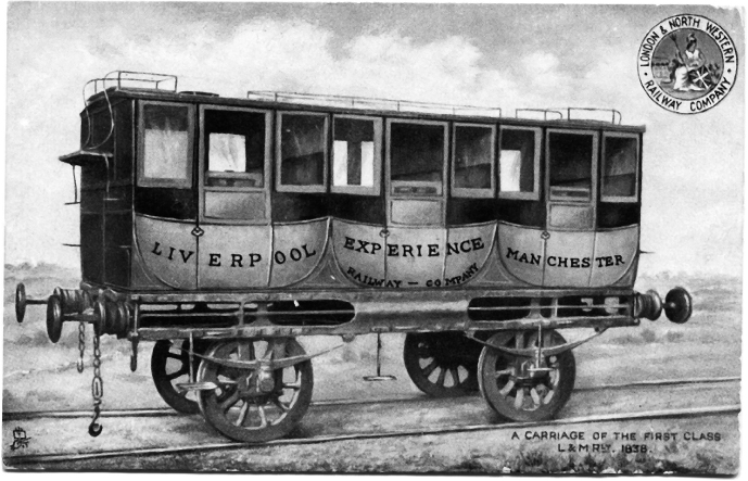 A first-class carriage from the earliest days of the Liverpool and Manchester - photo 4