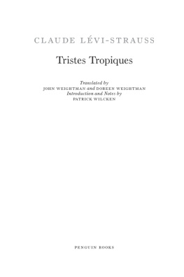 Levi-Strauss Claude - Tristes tropiques