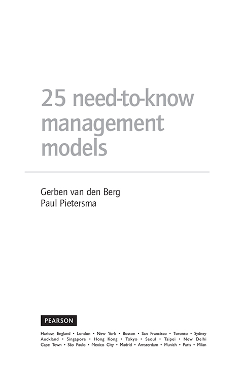 Contents About the authors Gerben van den Berg MScBA is a senior strategy - photo 1