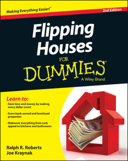 Ralph R. Roberts Flipping Houses For Dummies