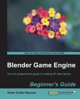 Bacone - Blender Game Engine Beginners Guide Beginners Guide