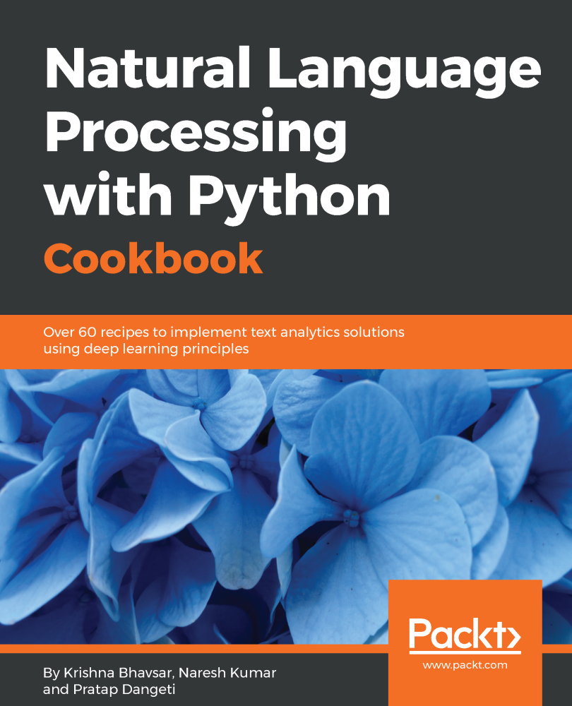 Natural Language Processing with Python Cookbook Over 60 recipes to implement - photo 1