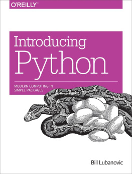 Bill Lubanovic - Introducing Python