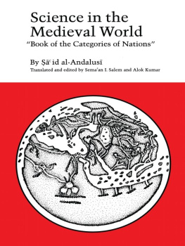 Sa`id al-Andalusi Science in the Medieval World