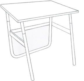 Drafting or Drawing Table You can angle these tabletops for comfort If space - photo 7