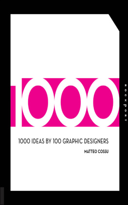 Matteo Cossu - 1000 ideas by 100 graphic designers