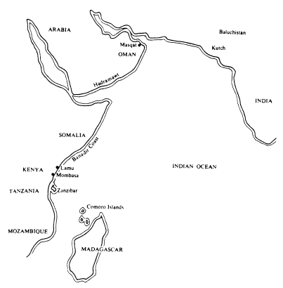 Map 1 The Indian Ocean Page iii THREE SWAHILI WOMEN LIFE - photo 2