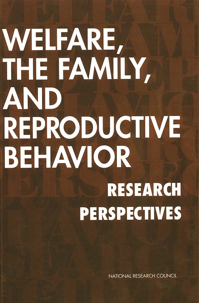 title Welfare the Family and Reproductive Behavior Research - photo 1