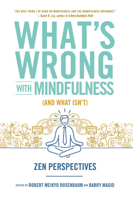 Barry Magid Whats Wrong with Mindfulness (And What Isnt): Zen Perspectives