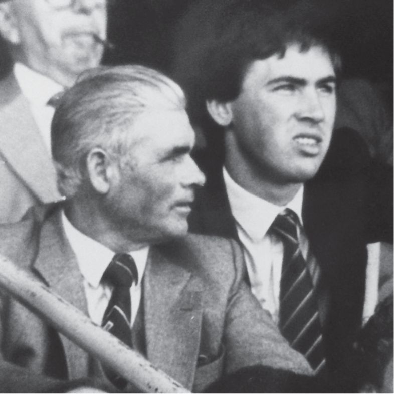 Giuseppe and Carlo Ancelotti Stadio Comunale Turin 1985 Carlo Ancelotti - photo 3