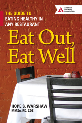 Hope S. Warshaw - Eat Out, Eat Well