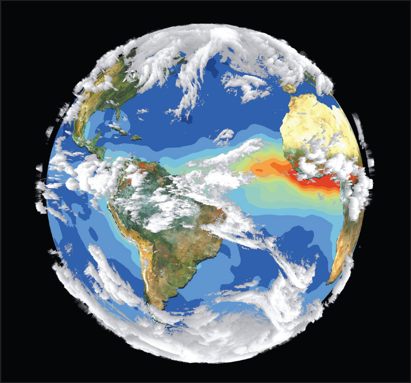 Satellite image of Earths interrelated systems and climate Credit NASA - photo 4