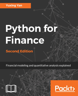 Yuxing Yan - Python for Finance