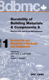 title Durability of Building Materials and Components 8 Vol 1 Service - photo 1