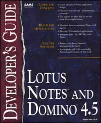 title Lotus Notes and Domino 45 Developers Guide Sams Developers - photo 1