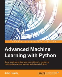 John Hearty - Advanced Machine Learning with Python