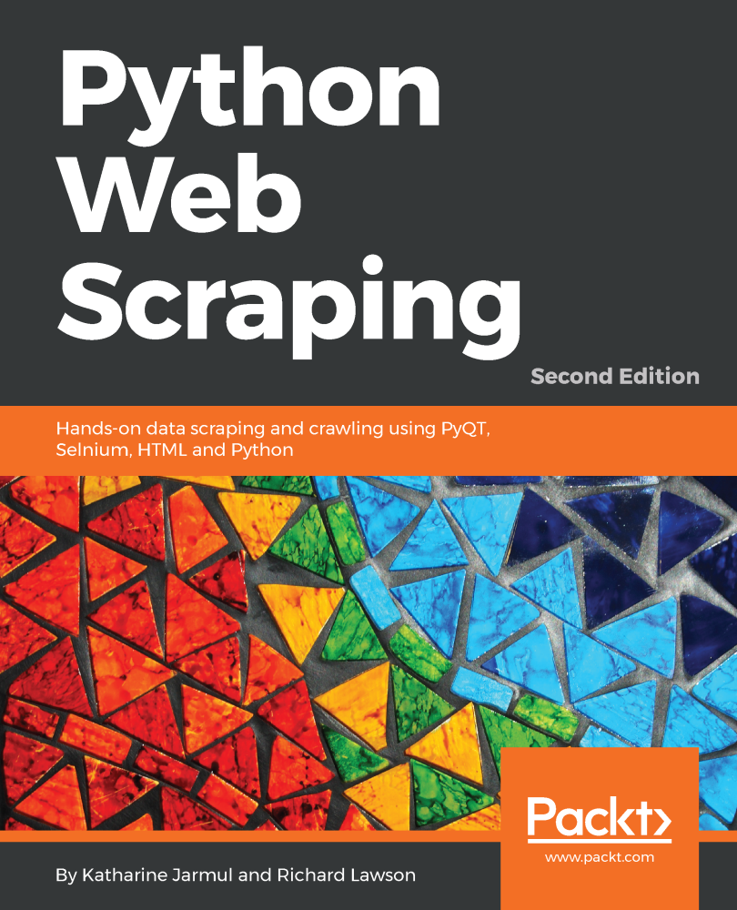 Title Page Python Web Scraping Second Edition Fetching data from the web - photo 1