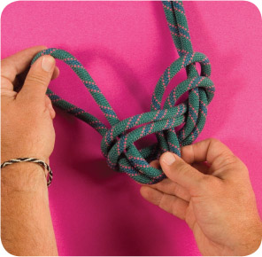 Bring the doubled rope through the loop as if tying a figure 8 with draw loop - photo 10