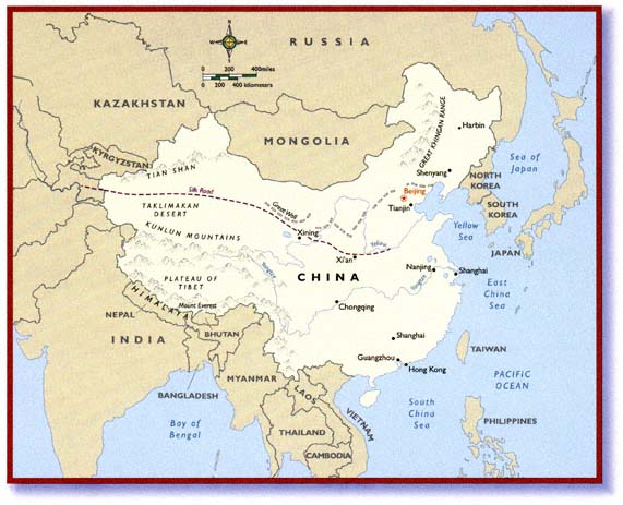 Map of China About 2000 years ago the Chinese thought their country was - photo 4