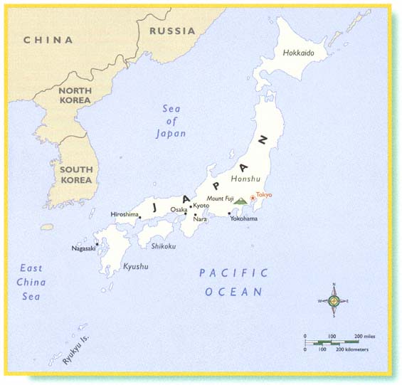 Map of Japan South Korea and China in the North Pacific Ocean It is part - photo 4