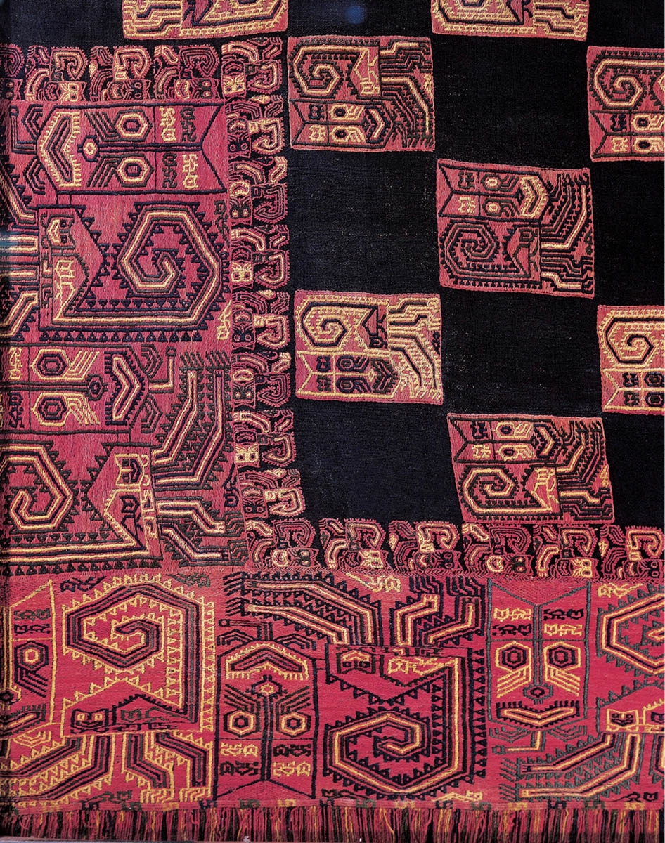 Fabric for a funeral cloak from pre-Inca culture in the sixth century B C E - photo 5