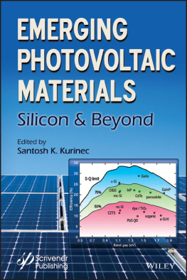 Kurinec Santosh K. - Emerging Photovoltaic Materials