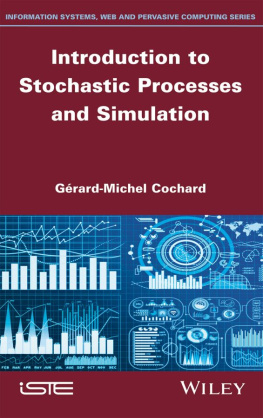 Gerard-Michel Cochard Introduction to stochastic processes and simulation