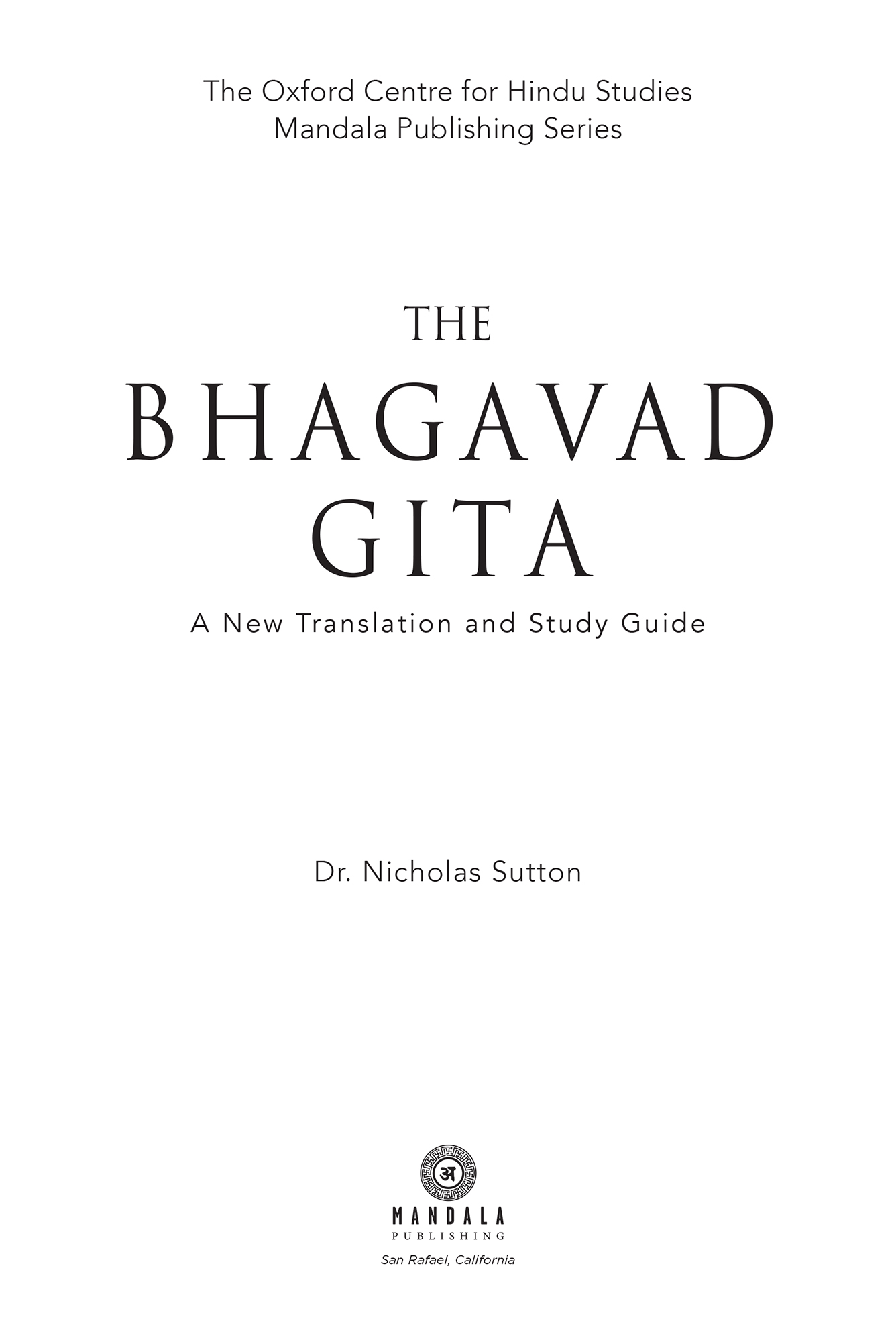 Preface I n this book I have undertaken a detailed study of the Bhagavad-gita - photo 1