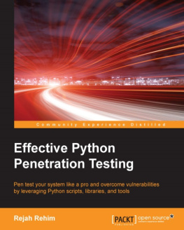 Rejah Rehim - Effective Python Penetration Testing