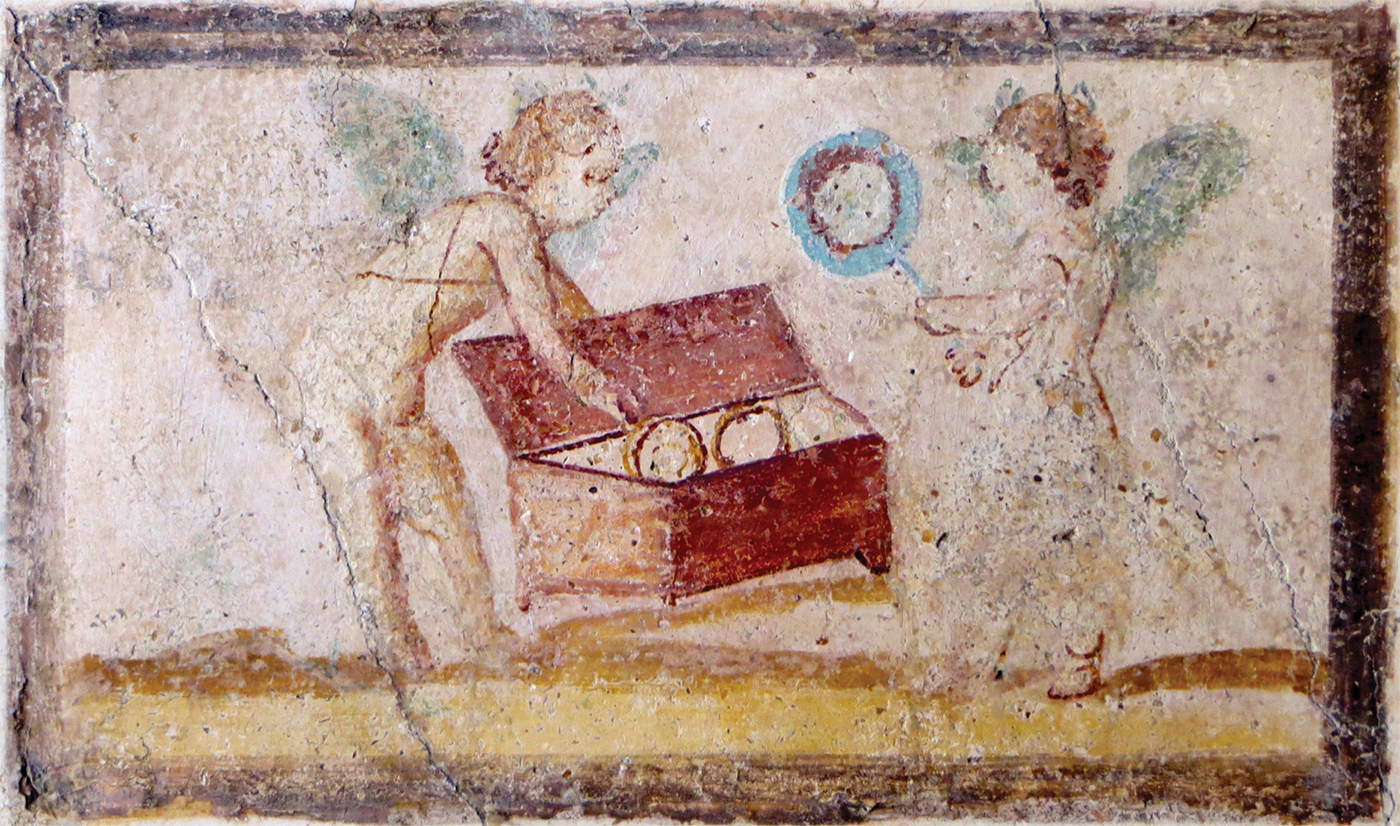 Figure Intro1 Two cupids inspecting jewelry and a mirror from the House of - photo 1