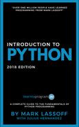 Mark Lassoff Introduction to Python (2018 edition)