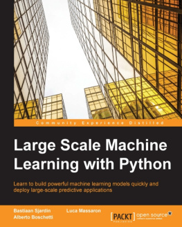 Alberto Boschetti Large Scale Machine Learning with Python