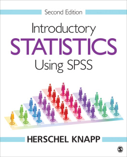 Herschel Knapp - Introductory Statistics Using SPSS