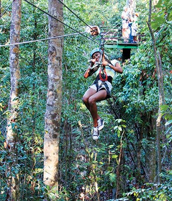 ziplining at Mystic Mountain in Ocho Rios Gabre Selassie at Kingston Dub - photo 15