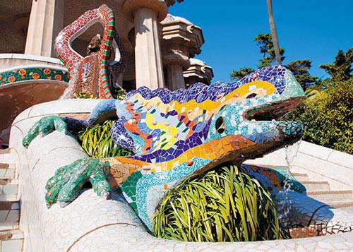 Parc Gell with its colorful mosaics wavy forms and whimsical statuesis one of - photo 13