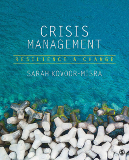 Sarah Kovoor-Misra - Crisis Management: Resilience and Change