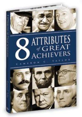 Taylor - 8 Attributes of Great Achievers