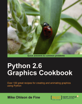 Mike Ohlson de Fine - Python 2.6 Graphics Cookbook
