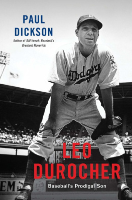 Dickson Paul - Leo Durocher : baseballs prodigal son