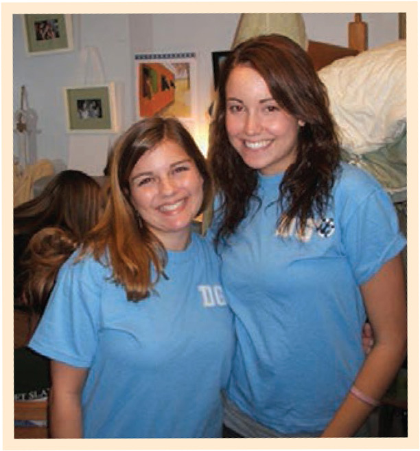 My little sister Kelsey left and me at the Delta Gamma sorority My - photo 4