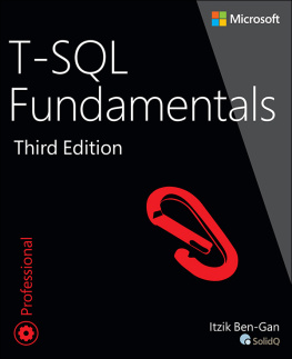 Itzik Ben-Gan T-SQL Fundamentals