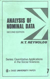 title Analysis of Nominal Data Sage University Paper No 07-007 author - photo 1
