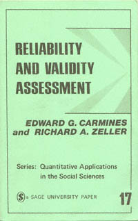 title Reliability and Validity Assessment Sage University Papers Series - photo 1