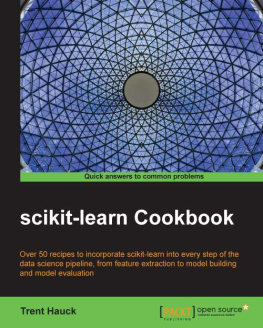 Trent Hauck - Scikit-Learn Cookbook