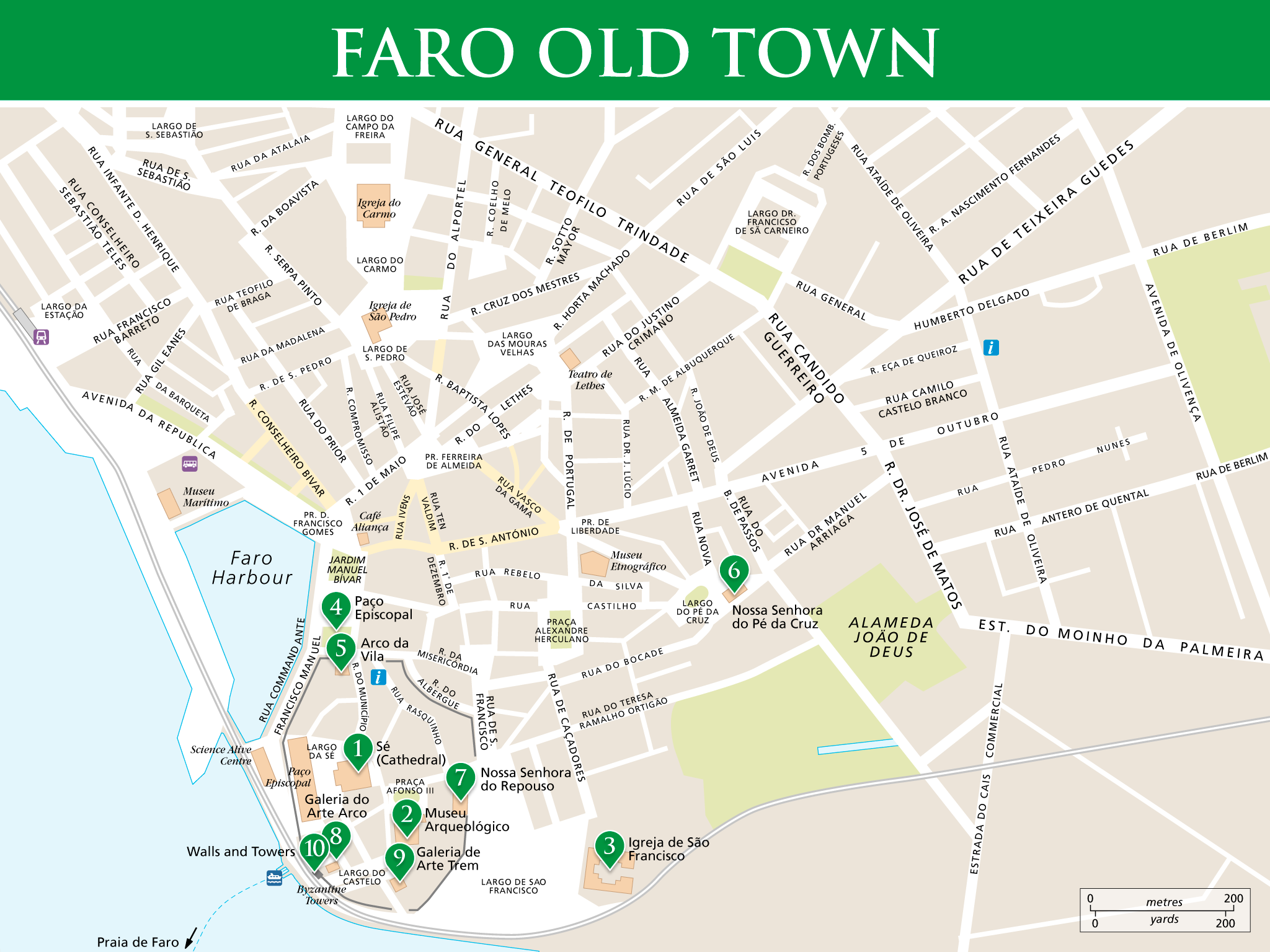 Faro Old Town Faros venerable Cidade Velha Old Town is the citys most - photo 13