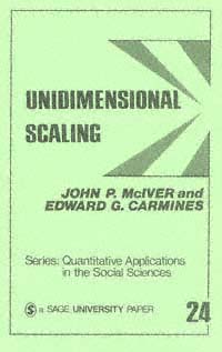 title Unidimensional Scaling Sage University Papers Series Quantitative - photo 1