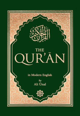 Ali Ünal The Qurān in Modern English